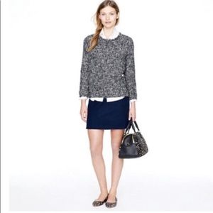 J. Crew wool mini skirt